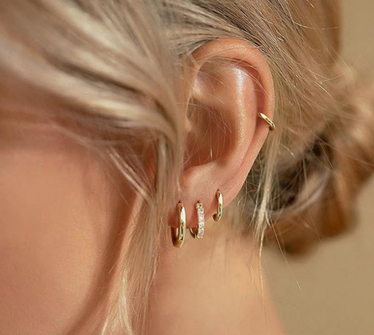 poxtex huggie earing set